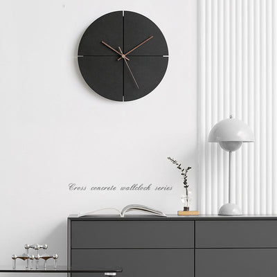 Minimalistische moderne stille Wanduhr für das Wohnzimmer