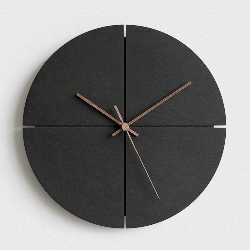 Minimalistische moderne stille Wanduhr für das Wohnzimmer