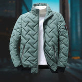 Ysara | Stylische Herren-Winterjacke in Grün