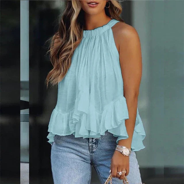 Ceinwen – Lässiges Sommer-Neckholder-Top