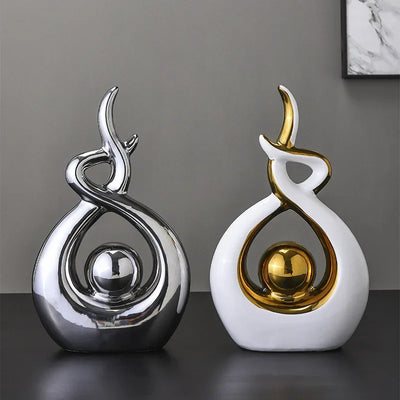 Moderne Kunst Keramiksäule