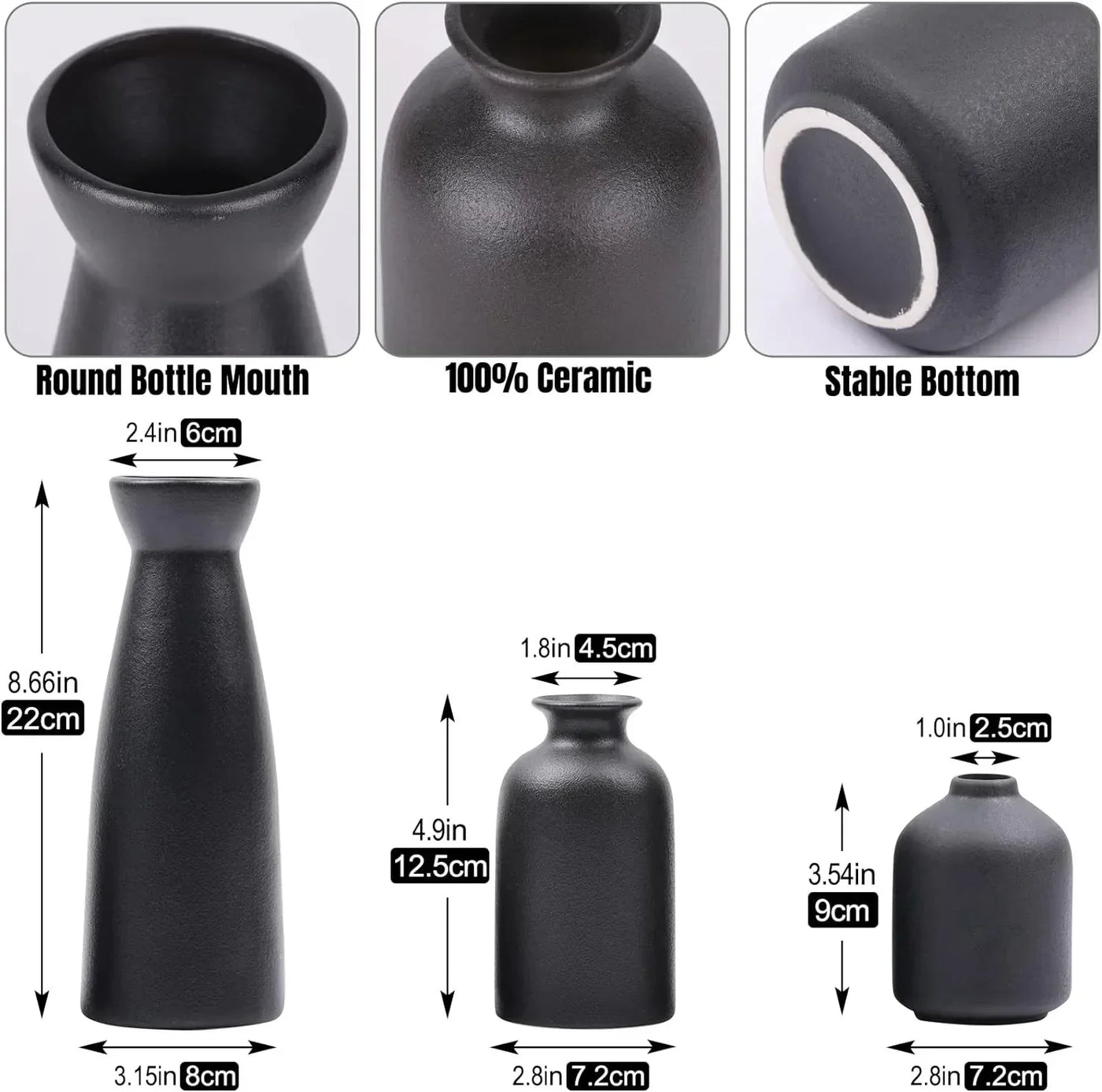 Moderner Keramik-Blumenvasen