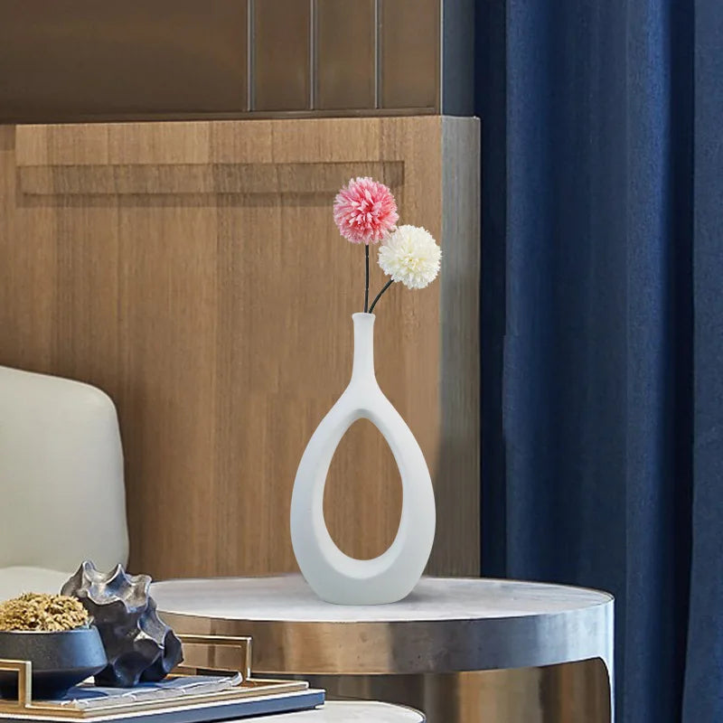 Moderner Kunst Hohler Blumenvasen