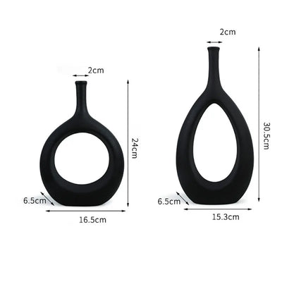 Moderner Kunst Hohler Blumenvasen