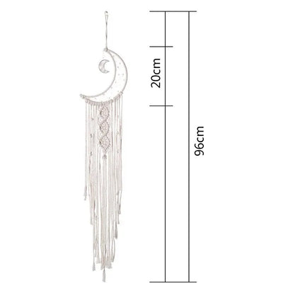 Mondlicht Makramee Wandbehang