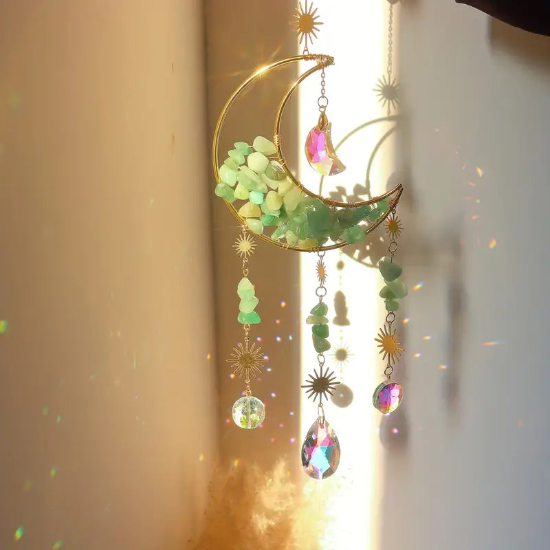 Moonglow - Prisma Mond Traumfänger für mystische Stimmung