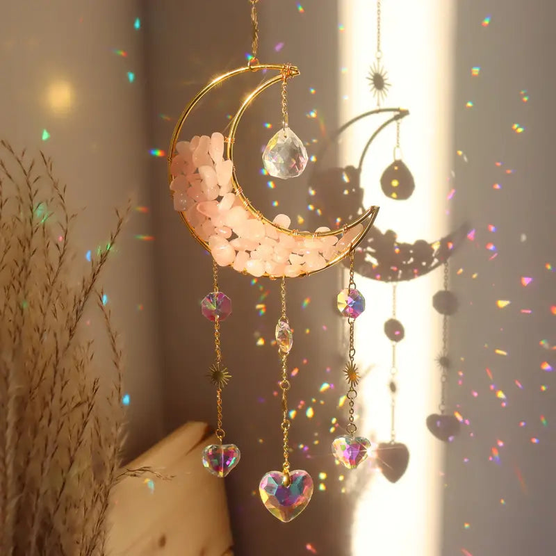 Moonglow - Prisma Mond Traumfänger für mystische Stimmung