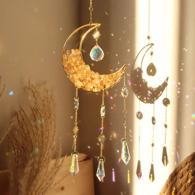 Moonglow - Prisma Mond Traumfänger für mystische Stimmung