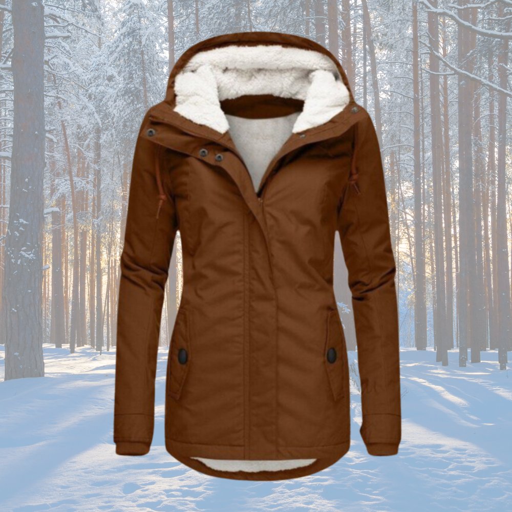 Mila - Sherpa-Jacke aus warmer Baumwolle