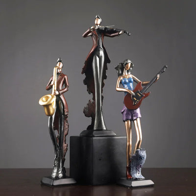 Musikinstrumente Figuren Skulptur