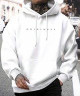 Lasie | Lässiger Hoodie mit Bequemer Passform für Herren in Weiß