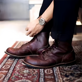Hanzo - Traditionelle Herren-Schnürstiefel in Rot