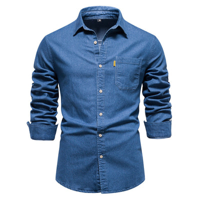 Akin - Herren Jeanshemd in klassischem Design