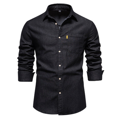 Akin - Herren Jeanshemd in klassischem Design