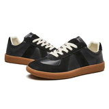 Oskar | Herren Retro Schuhe Elegant Charakter Modern in Schwarz