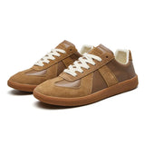 Oskar | Herren Retro Schuhe Elegant Charakter Modern in Braun
