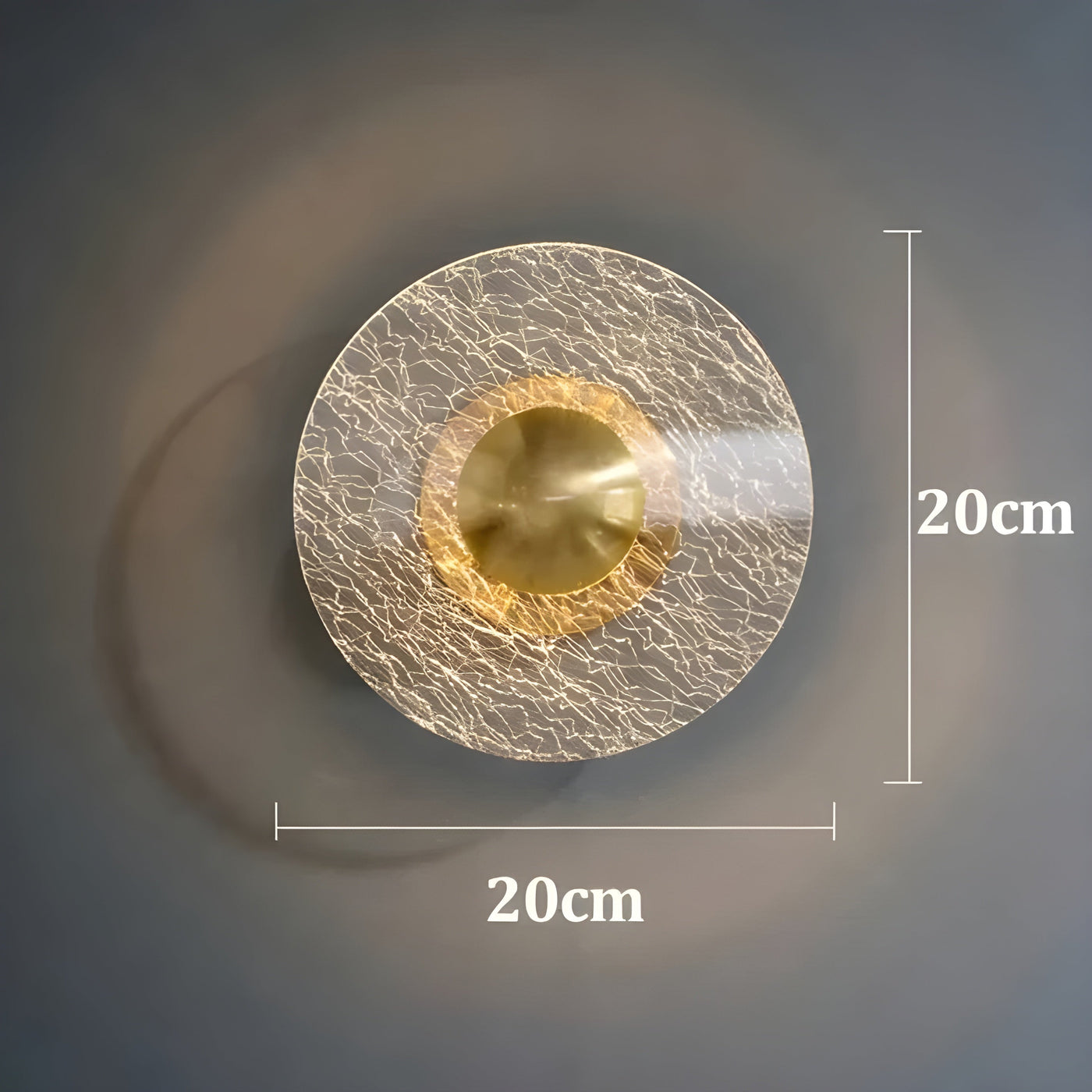 FlorenceGlow Light – Skandinavische Runde LED-Wandleuchte