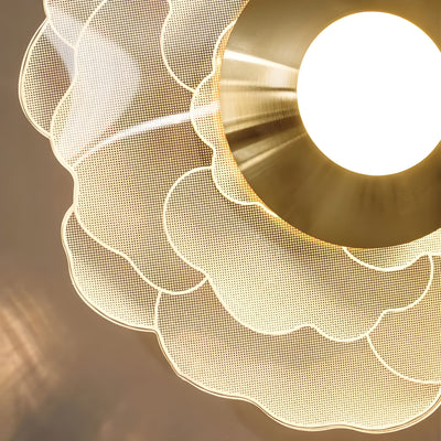 FlorenceGlow Light – Skandinavische Runde LED-Wandleuchte