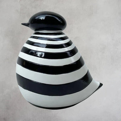 Nordic Schwarz-Weiße Tier-Dekorationsfiguren