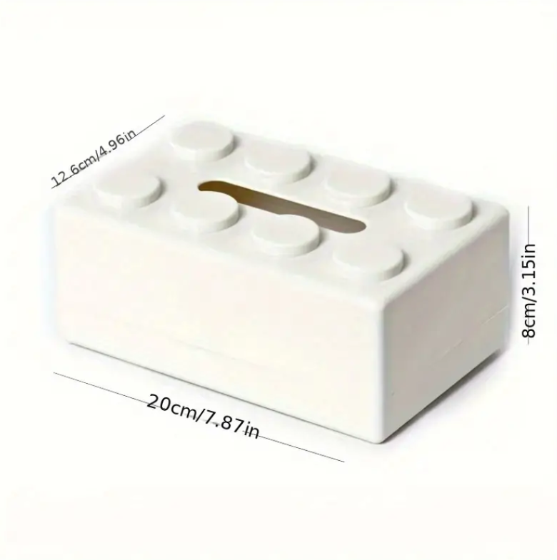 Nostalgische Lego-Block-Style Taschentuchbox