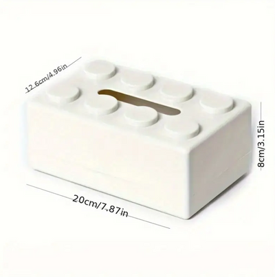 Nostalgische Lego-Block-Style Taschentuchbox