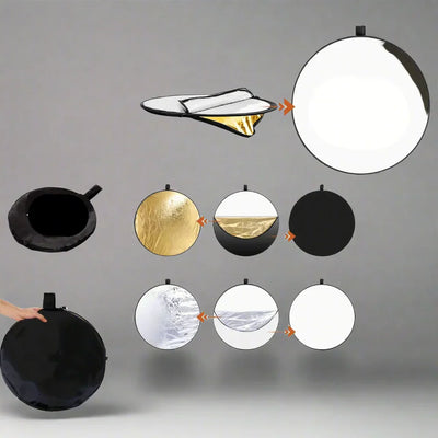 NovaPro 24" 5-in-1 zusammenklappbarer Lichtreflektor für Fotografie