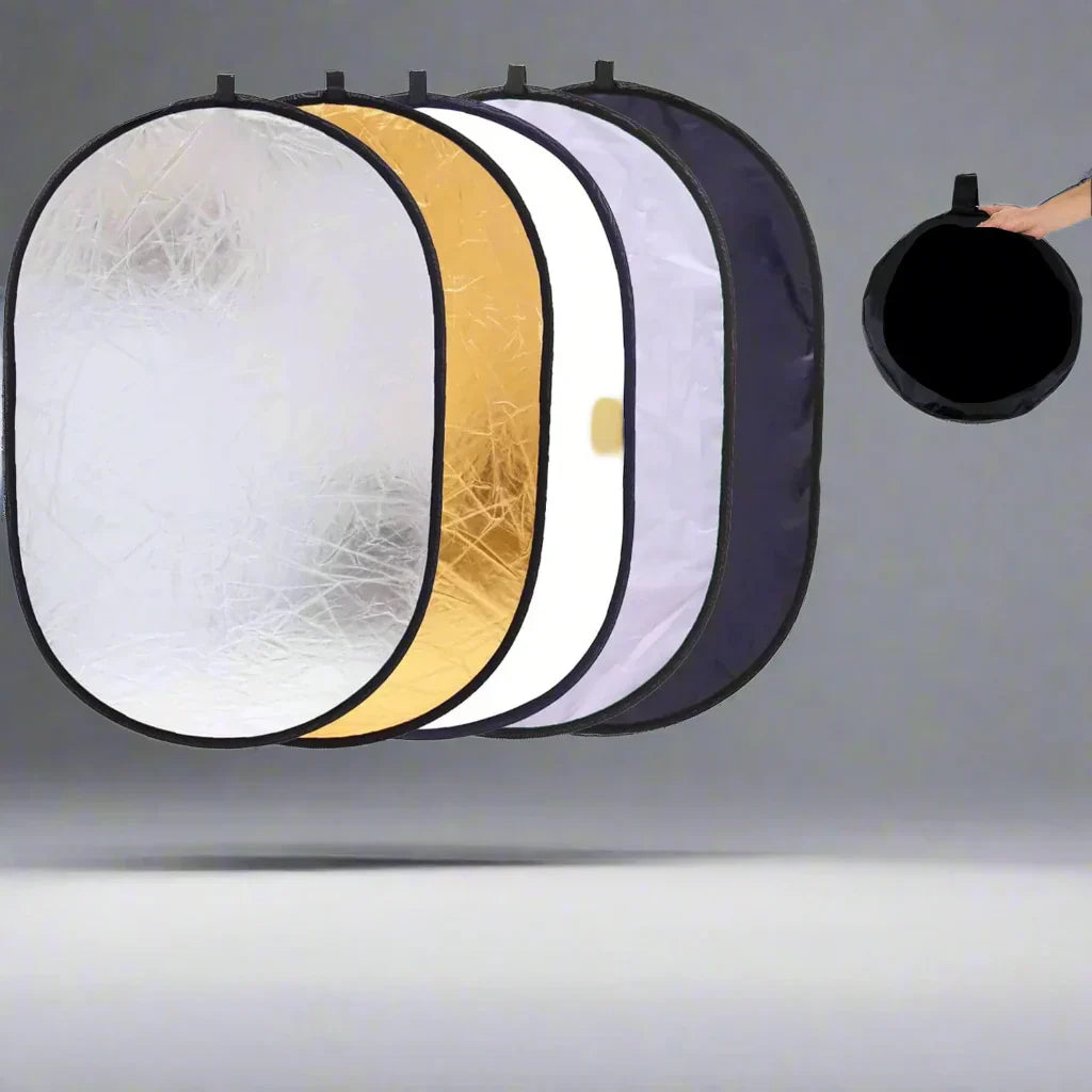 NovaPro 24" 5-in-1 zusammenklappbarer Lichtreflektor für Fotografie