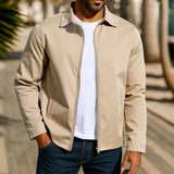 Herren lässige Freizeitjacke mit innovativer Windschutztechnologie Drune in Khaki