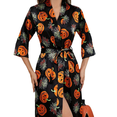 Kürbis Kimono Robe Halloween Kostüm