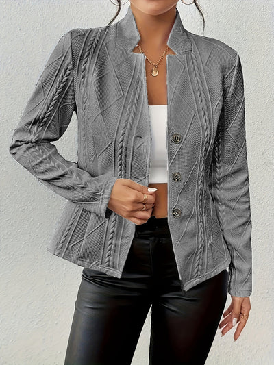 KRISTEL - TAILLIERTER STRICKBLAZER