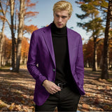 Herren Eleganter Blazer mit stilvollem Schnitt und hochwertigem Material Drune in Lila