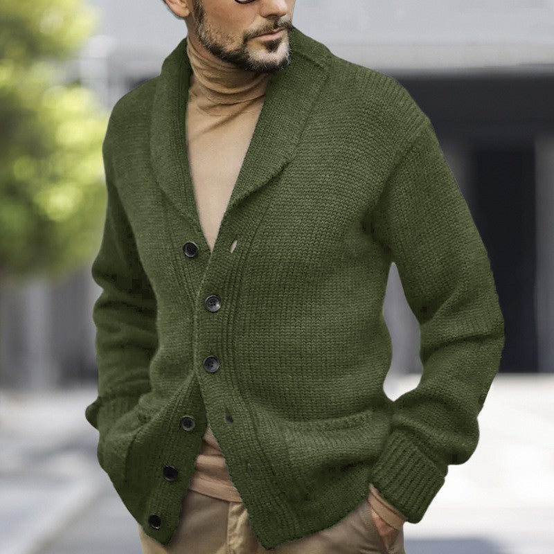Herren kuscheliger Strickcardigan Aliams