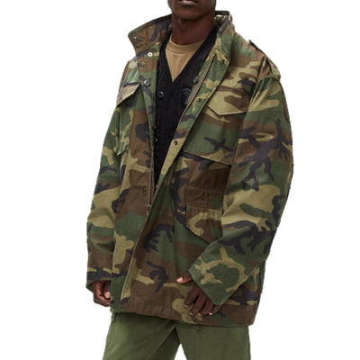 Herren multifunktionale Parkajacke mit praktischen Taschen und modernem Stehkragen Aliams