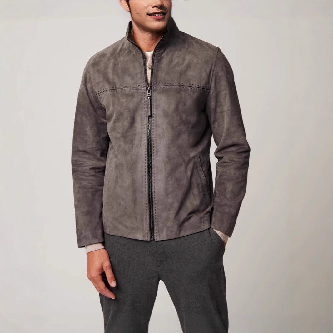 Herren elegante Wildlederjacke Aliams