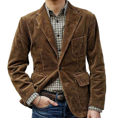 Herren elegante Cordjacke Aliams