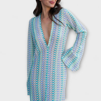 Elina – Maxikleid mit V-Ausschnitt und Urlaubs-Feeling