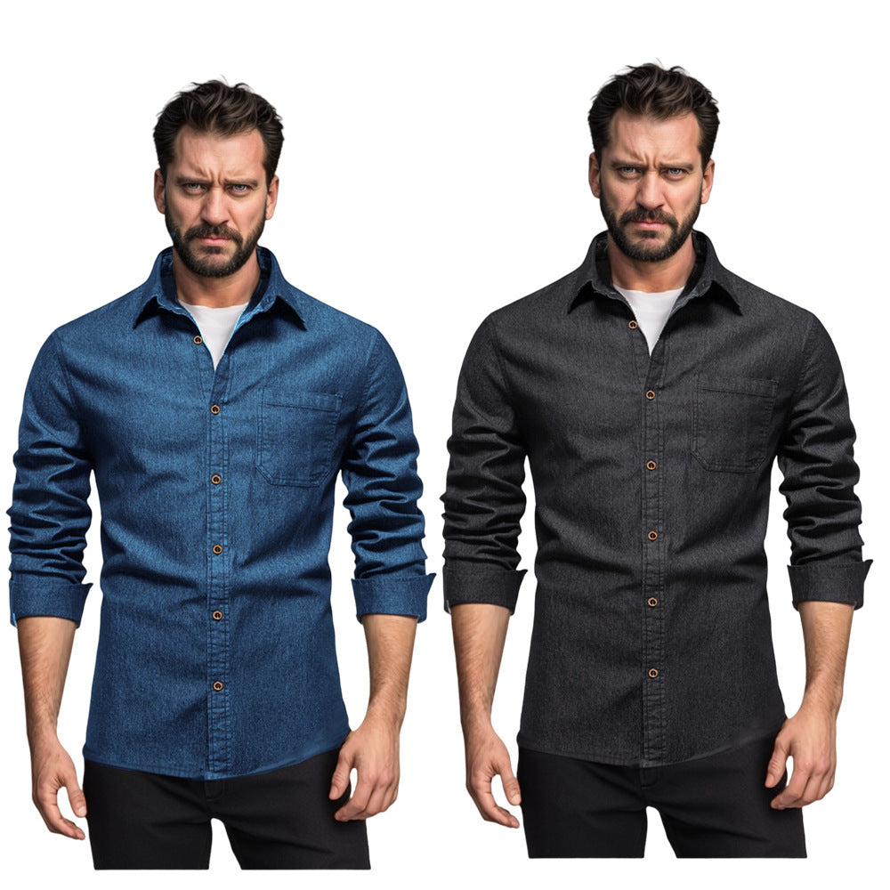 Herren Denim Hemd Aliams