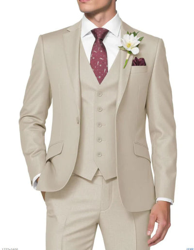 Dreiteiliger Hochzeitsgast Anzug für Herren | Sommer