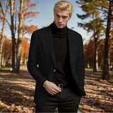 Herren Eleganter Blazer mit stilvollem Schnitt und hochwertigem Material Drune in Schwarz