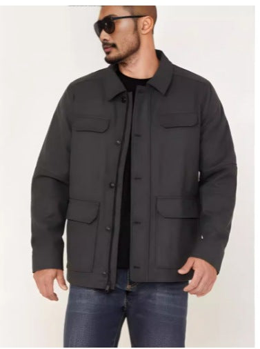 Herren Übergangsjacke mit praktischen Taschen und modernem Schnitt Aliams