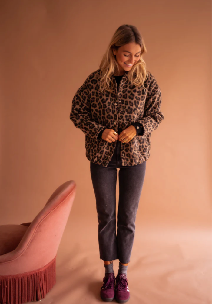 LEONA™ | Die Leopard-Bomberjacke