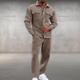 Esteban™ | 2-teiliger Luxus-Herrenanzug in Khaki