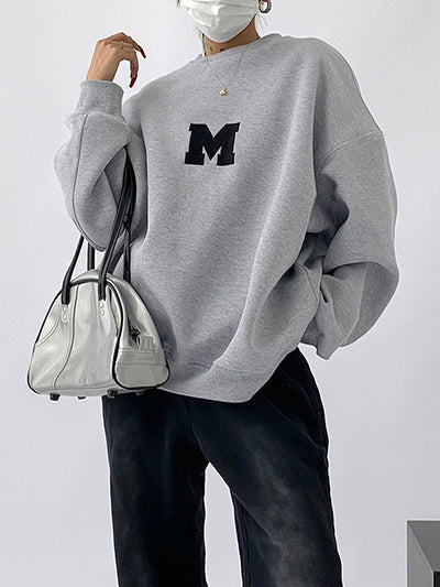 Oversized Sweatshirt für Damen im minimalistischen Design