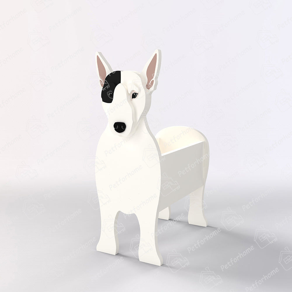 Bull Terrier Pflanzenübertopf