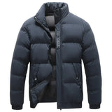 Stylische Warme Herren Winterjacke - Arvid in Dunkelblau