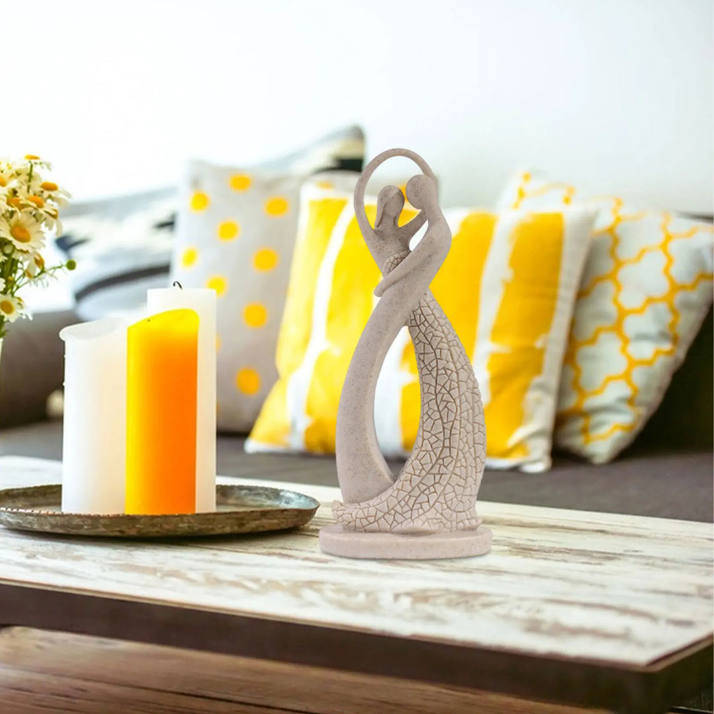 Paare Figurine Statue Skulptur