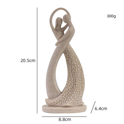 Paare Figurine Statue Skulptur