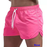 VINCENT | KURZE HERREN-BADEHOSE in Rosa