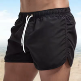 VINCENT | KURZE HERREN-BADEHOSE in Schwarz