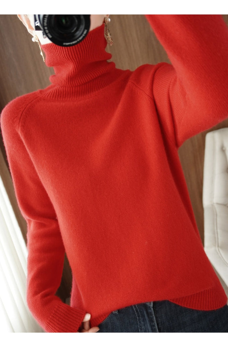 Prisca | Eleganter Rollkragenpullover